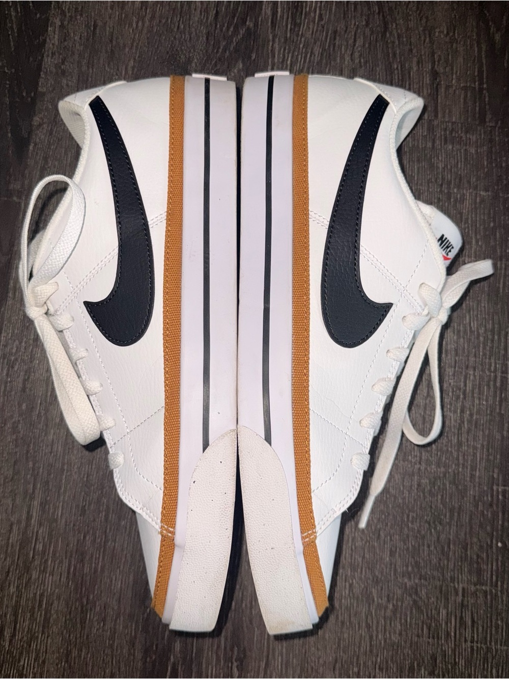 Nike Court Legacy Next Nature White Black Tan - Picture 4 of 9